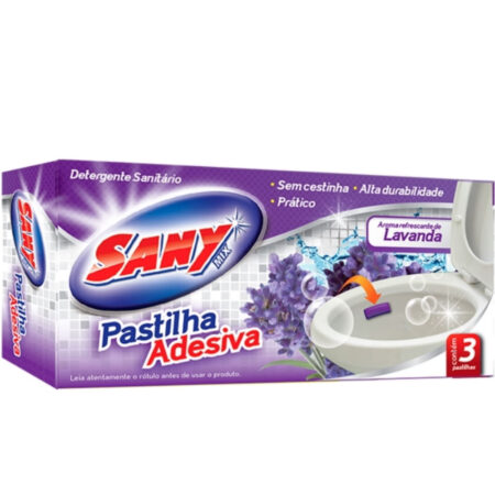 pastilha adesiva sanitária lavanda