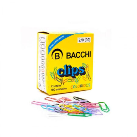 Clips 2/0 colorido Bacchi