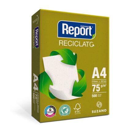 Papel A4 reciclato Report